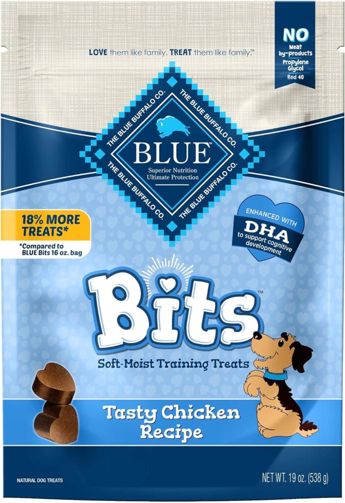 Picture of Packaged BLUE BUFFALO Bits Chicken Recipe